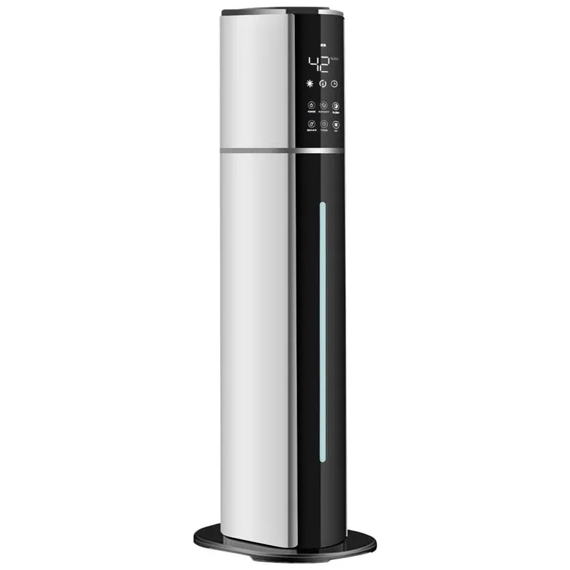 Umidificador Ultrassônico De Névoa Fria Para Quarto Grande 9l Com Controle Remoto E Desligamento Automático, H1a, Preto