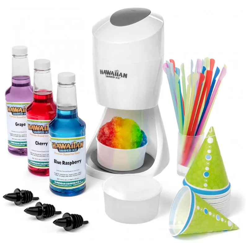 Máquina De Raspadinha Com Acessórios 110v Hawaiian S900a Branca
