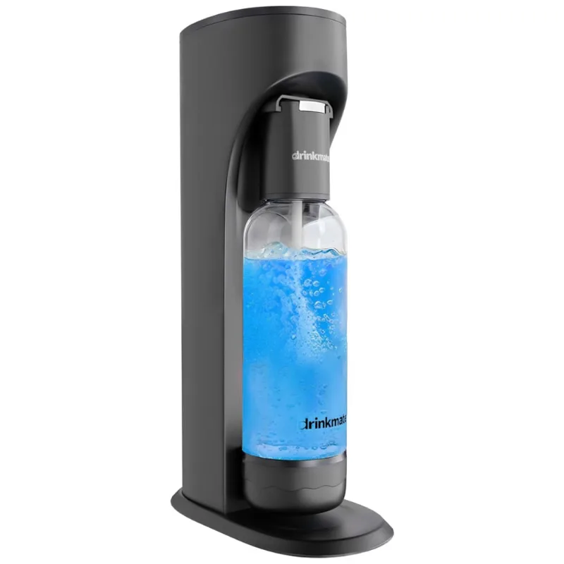 Máquina Para Gaseificar Água E Refrigerante Natural, Preta
