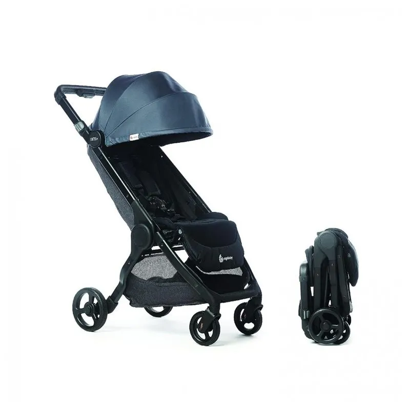 Carrinho De Bebê Para Passeio Leve, Dobrável E Transporta Até 22kg, Ergobaby, Cinza Escuro