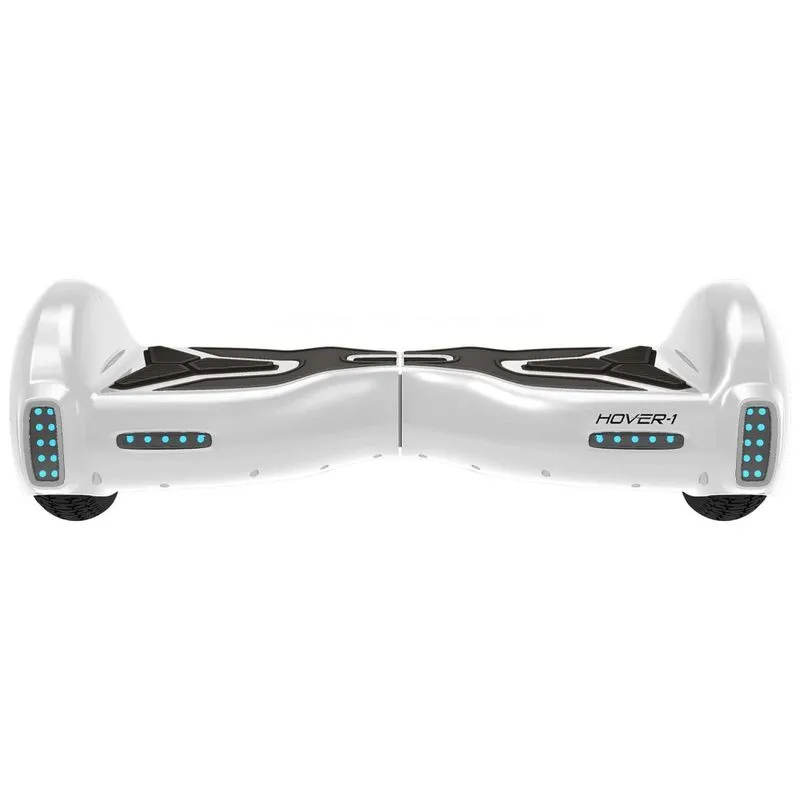 Hoverboard Elétrico De Velocidade Máxima 14 Km, H, Luz Led, Hover H1, Branco