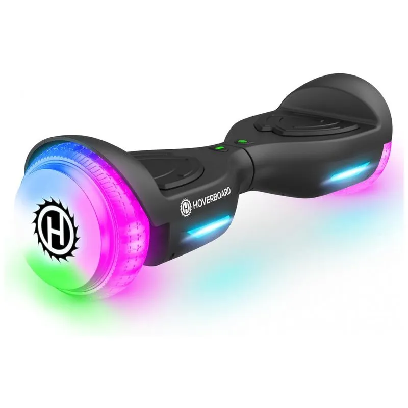 Hoverboard Elétrico Com Auto Equilíbrio, Velocidade Máxima 9 Km, H, Farol Led, 200w, Trinity, Preto