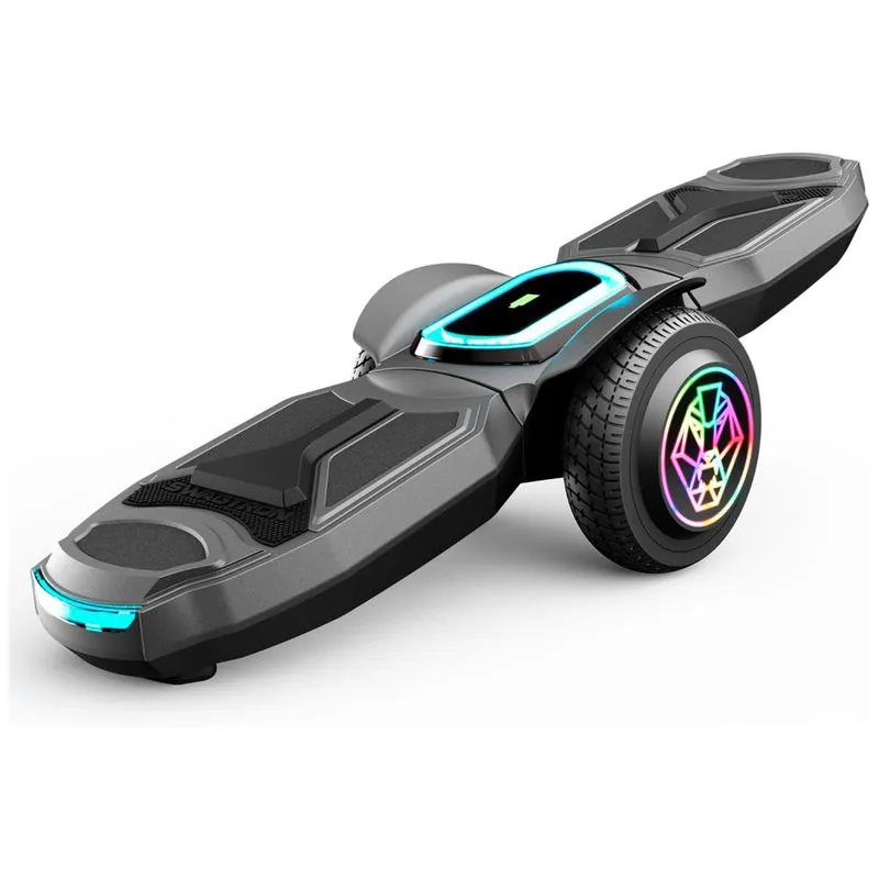 Skate Hoverboard Elétrico Atinge Até 11 Km, H, Recarregável, 7h De Ação, Zipboard, Cinza