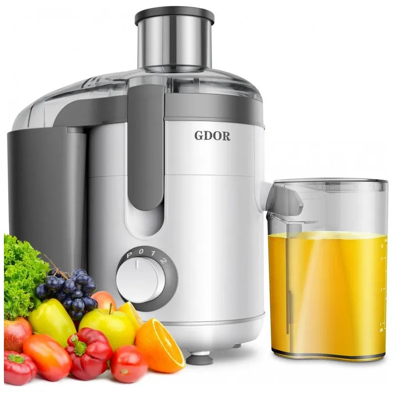 Centrífuga De Frutas E Vegetais Com 2 Velocidades E Jarra, 110v 600w, Gdor, Branca