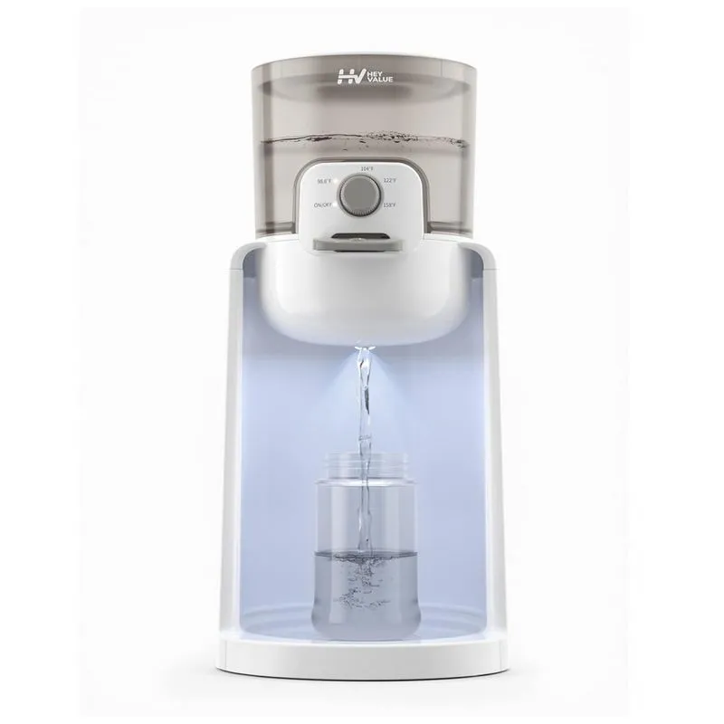 Aquecedor De Água Para Fórmula Com Luz Noturna, Controle De Temperatura 72h, 110v, Heyvalue, Branco