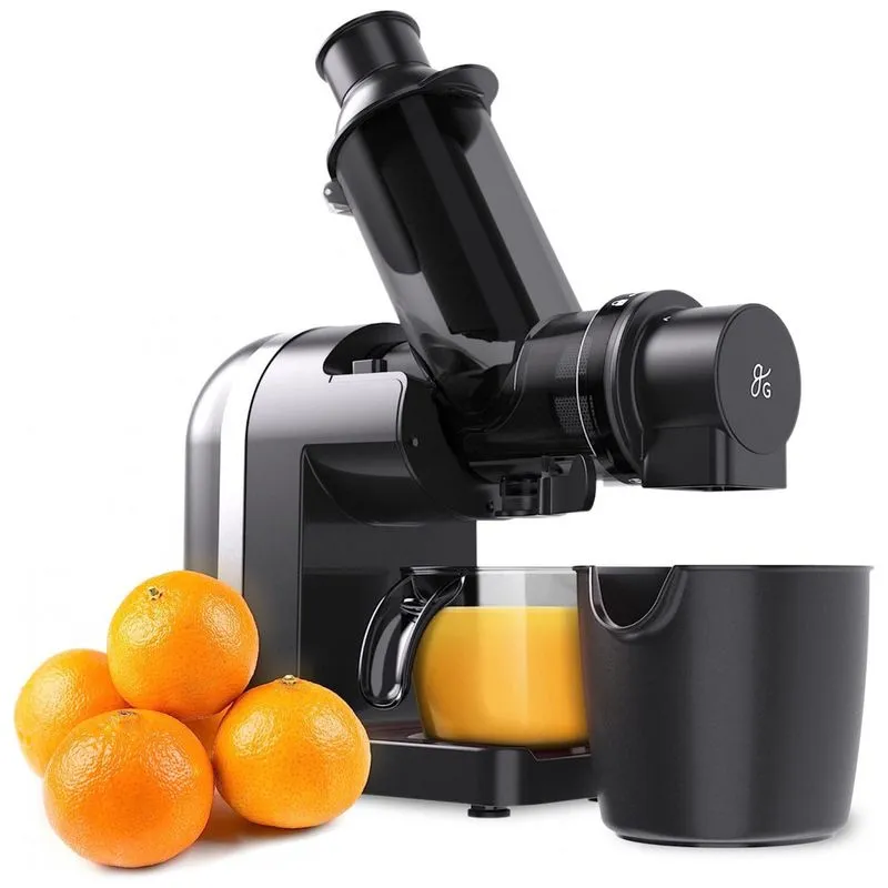Espremedor De Frutas De Mastigação Lenta E Fácil De Limpar, 150w, Greater Goods, Preto
