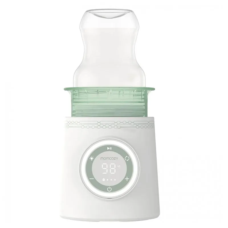 Aquecedor De Mamadeira Portátil À Prova De Vazamento Com Duplo Aquecimento Rápido, Momcozy, Verde