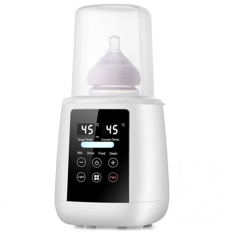 Aquecedor De Mamadeira Com Controle Preciso De Temperatura, Termostato 48h, Descongelamento E Luz Noturna, Nubite, Branco