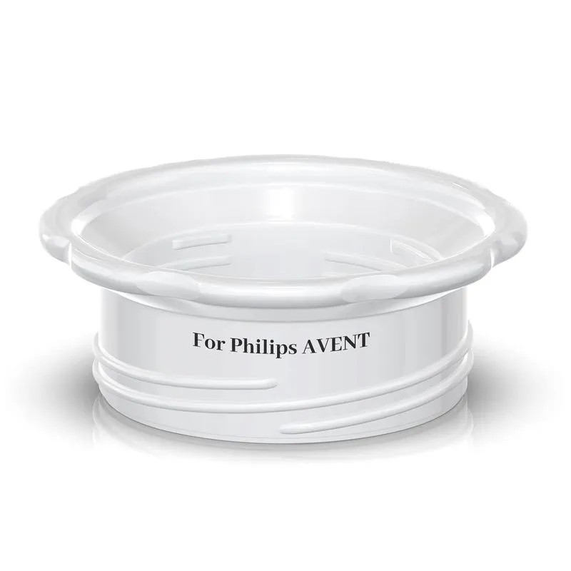 Aquecedor De Mamadeira Portátil Com 4 Adpatadores E Controle De Temperatura, 110v, Hopebig, Branco