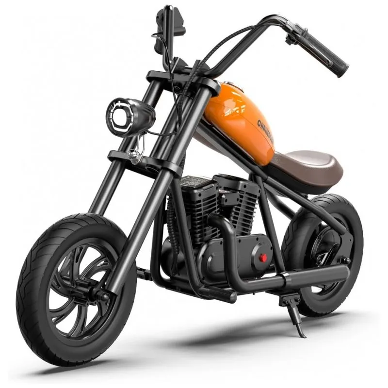 Moto Elétrica Infantil A Bateria 21v, 60 Min De Ação, Até 16 Km, H Para Crianças De 3 Anos Ou Mais, Hyper Gogo, Laranja