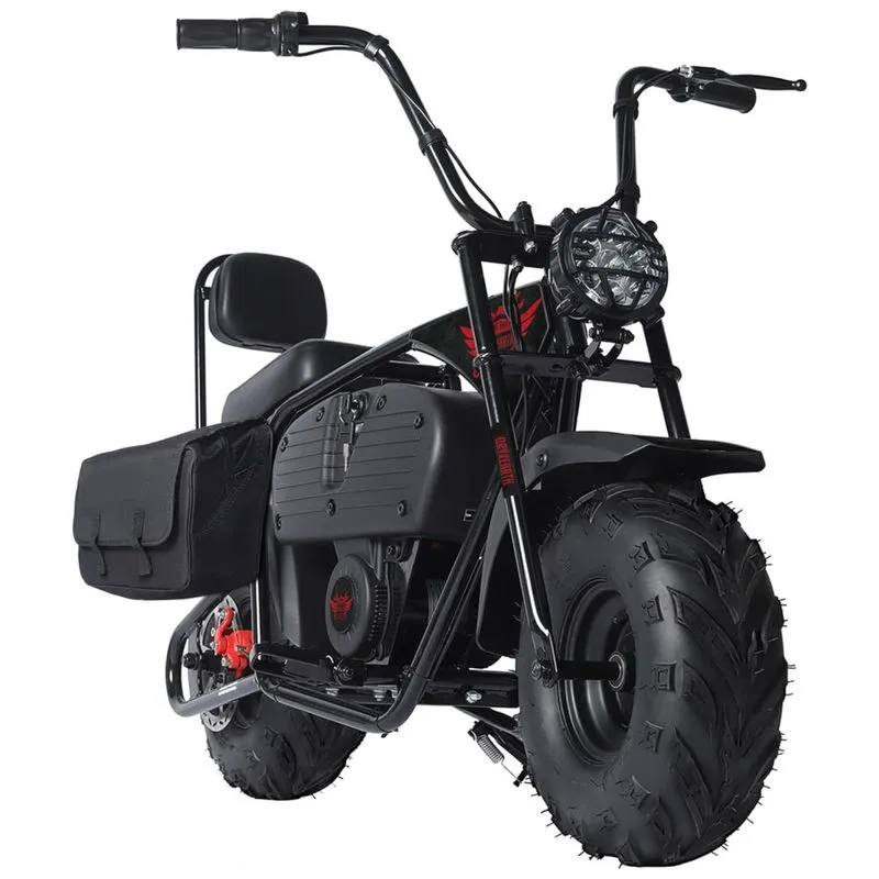 Moto Elétrica Infantil A Bateria 36v Com Farol E Bolsa Destacável, Suporta 68 Kg, Oryxearth, Vermelha