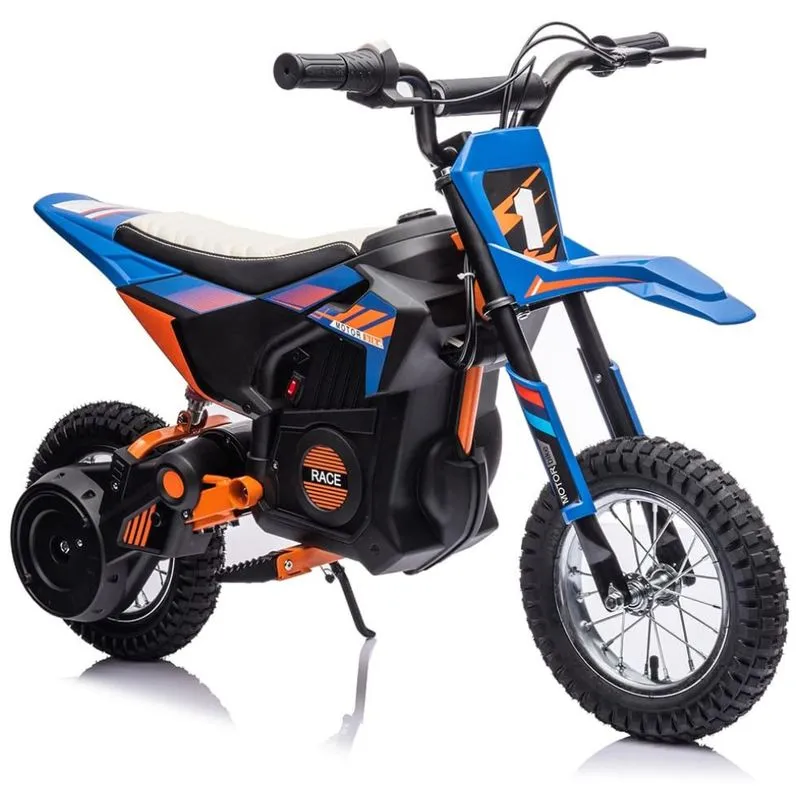 Moto Elétrica Off Road Infantil A Bateria 24v Com Motor De 250w, Atinge 22 Km, H, Palbys, Azul