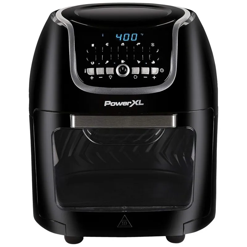 Fritadeira Elétrica Air Fryer 10 Litros Com Tecnologia Vortex Air Para Grelhar Assar, Reaquecer E Desidratar, 110v 1700w, Powerxl, Preta