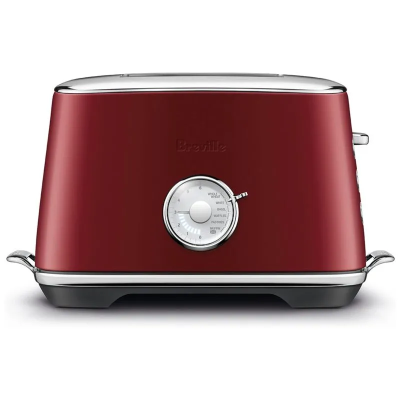 Torradeira Elétrica 2 Fatias Com 6 Níveis De Tostagem, 110v 1000w, Breville, Vermelha