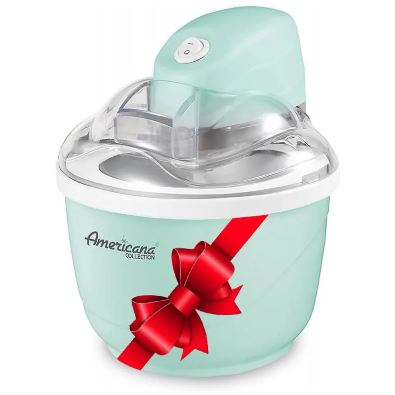Máquina De Sorvete Automática 950ml Com Livro De Receitas E Desligamento Automático, Elite Gourmet, Verde