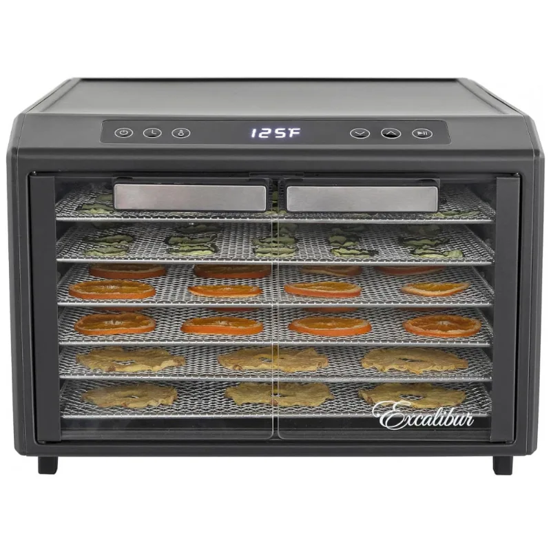 Desidratador De Alimentos Em Aço Inoxidável Com Controle De Temperatura Ajustável,