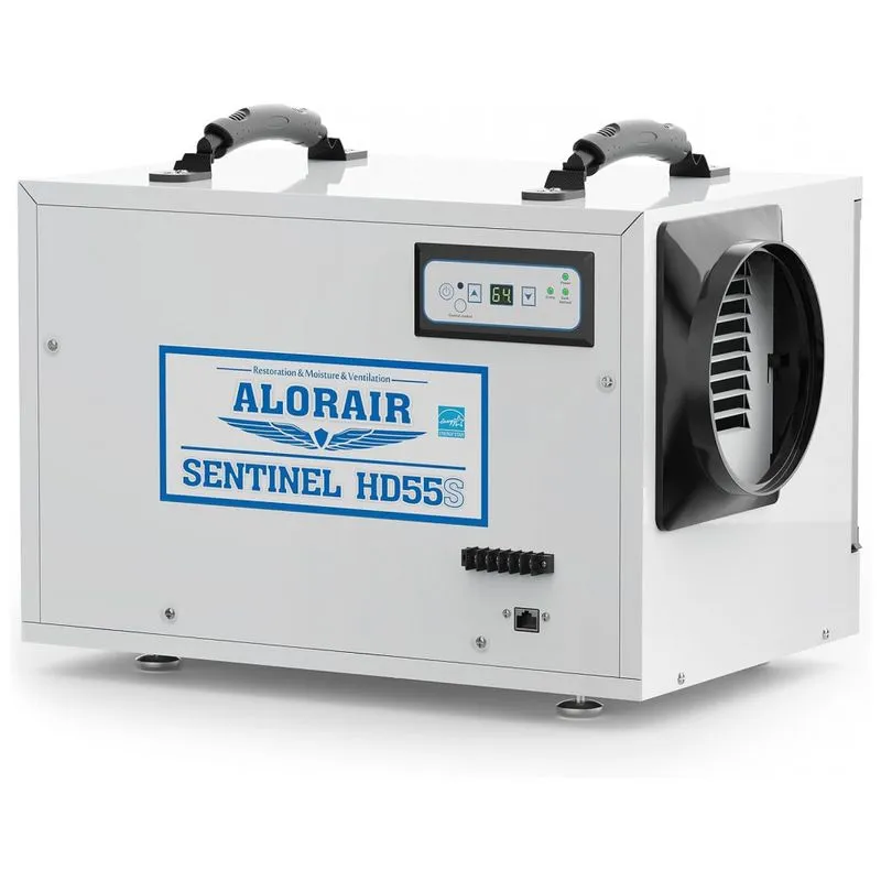Desumidificador Comercial Para Porão Com Auto Degelo, Remove Até 56 Litros,120v, Alorair, Branco