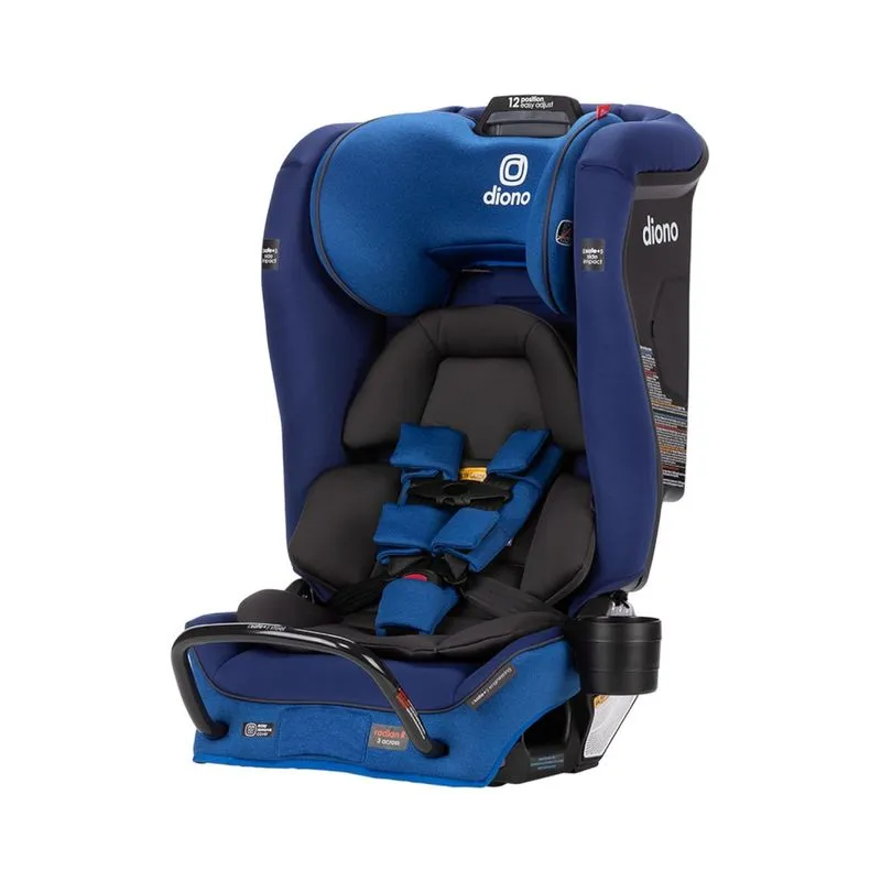 Cadeira De Bebê Para Carro 4 Em 1 Para 10 Anos De Uso, Diono Radian 3rxt Safeplus, Azul