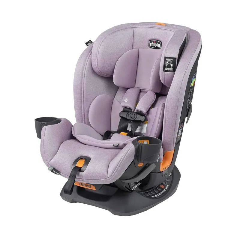 Cadeira De Bebê Para Carro Com 9 Posições E Conectores Premium, Chicco Onefit Cleartex Slim, Lilás