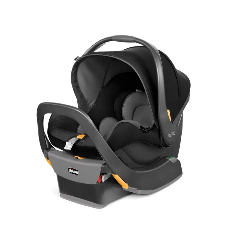 Cadeira De Bebê Para Carro Com Base, 2 A 15 Kg, Chicco Keyfit 35, Preta Onix
