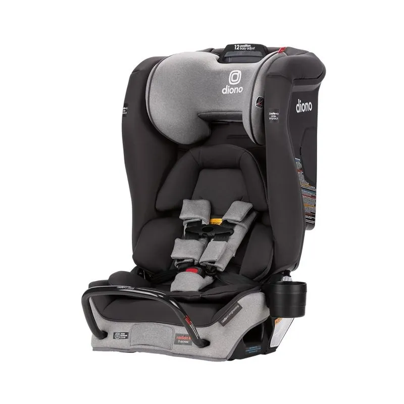 Cadeira De Bebê Para Carro 4 Em 1, 10 Anos De Uso Com Engenharia De Segurança, Diono Radian 3rxt Safeplus, Cinza