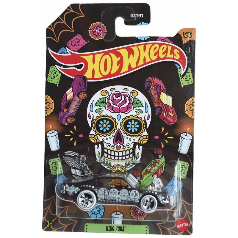 Carro Colecionável Hot Wheels Rei Kuda Edição Especial Dia das Bruxas 2023, Mattel 110v