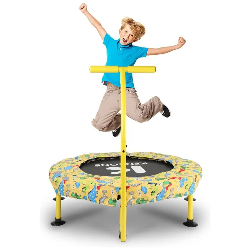 Trampolim Recreativo Infantil Kensone 36 Com Alça De Espuma Ideal Para Diversão Em Ambientes Internos