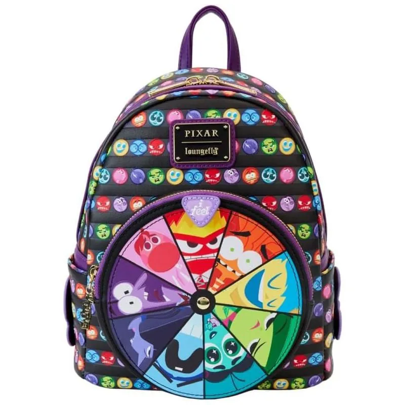 Mini Mochila Infantil de Couro Sintético, Divertidamente 2, Loungefly 110v