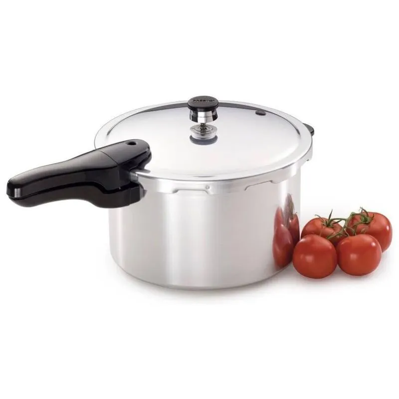 Panela De Pressão Em Aluminio 7,4l Com Indicador De Trava, 110v 1000w, Presto 01264, Prata