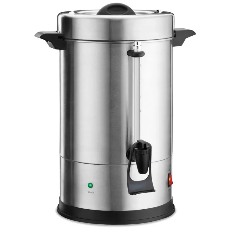Urna De Café Comercial Em Aço Inoxidável 8l Com Luz Indicadora E Visor Removível, 110v 1440w, Waring Wcu550, Prata