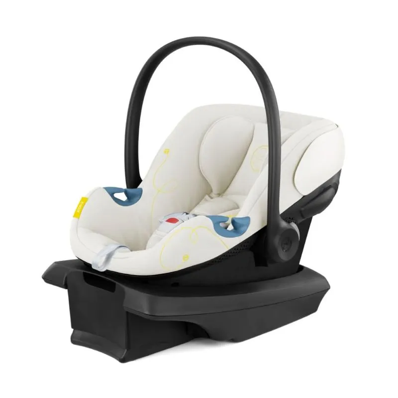 Cadeira De Bebe Para Carro Com Proteção Linear Contra Impactos Laterais, Apoio De Cabeça Ajustável Em 11 Posições E Base Safelock, Cybex Aton G, Bege
