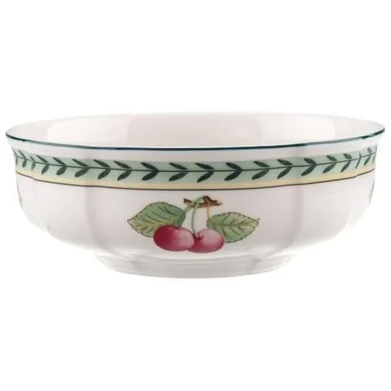 Tigela Elegante E Sofisticada Com Capacidade De 9.6l, Material De Porcelana E Formato Redondo, Villeroy Boch, Branca Colorida
