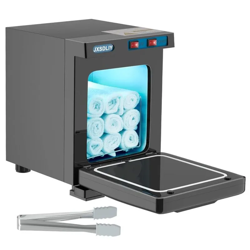 Aquecedor De Toalhas 2 Em 1 De 5l Para Spa, Salão De Beleza E Esteticista Compacto E Eficiente, 110v, Jxsdliy, Preto