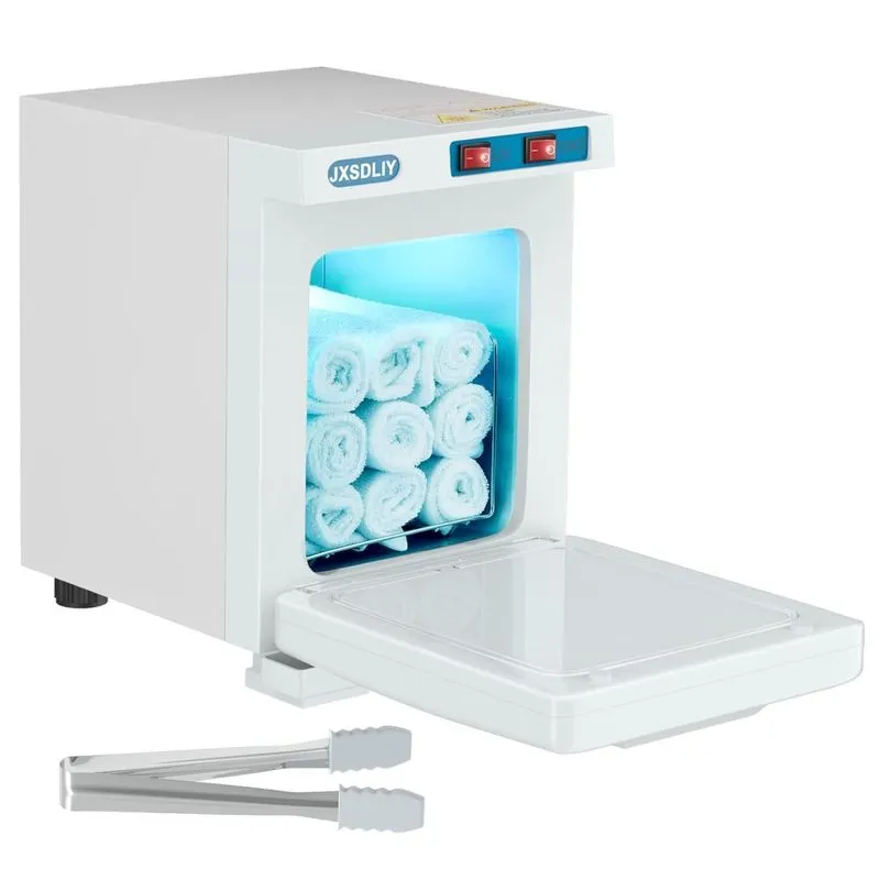 Aquecedor De Toalhas 2 Em 1 De 5l Para Spa, Salão De Beleza E Esteticista Compacto E Eficiente, 110v, Jxsdliy, Branco