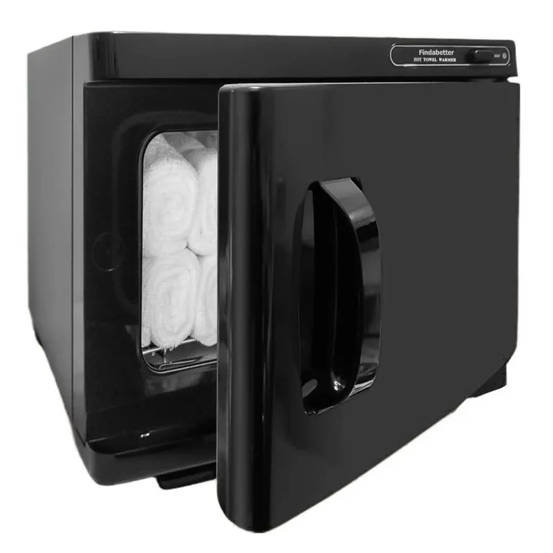 Aquecedor De Toalhas Profissional Capacidade 8l Para Spa, Salões E Hotéis, 110v 200w, Findabetter, Preto