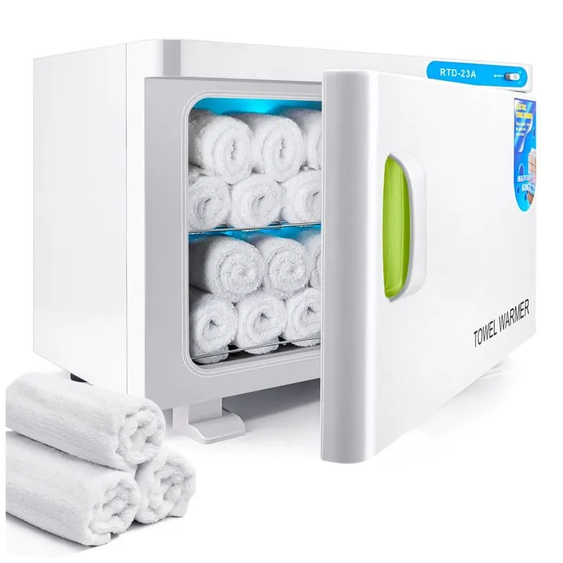 Aquecedor De Toalhas 2 Em 1 Capacidade 23l Para Spa, Salões E Barberias, 110v, 9th Shop, Branco