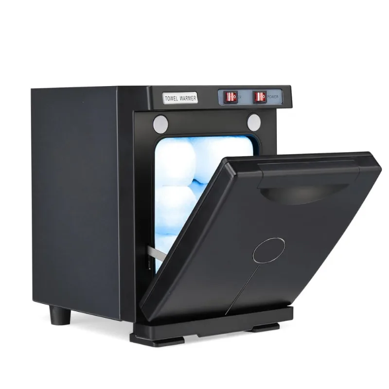 Aquecedor De Toalhas Profissional 5 Litros 2 Em 1 Para Salão, Barbearia E Spa, 110v, Winado, Preto