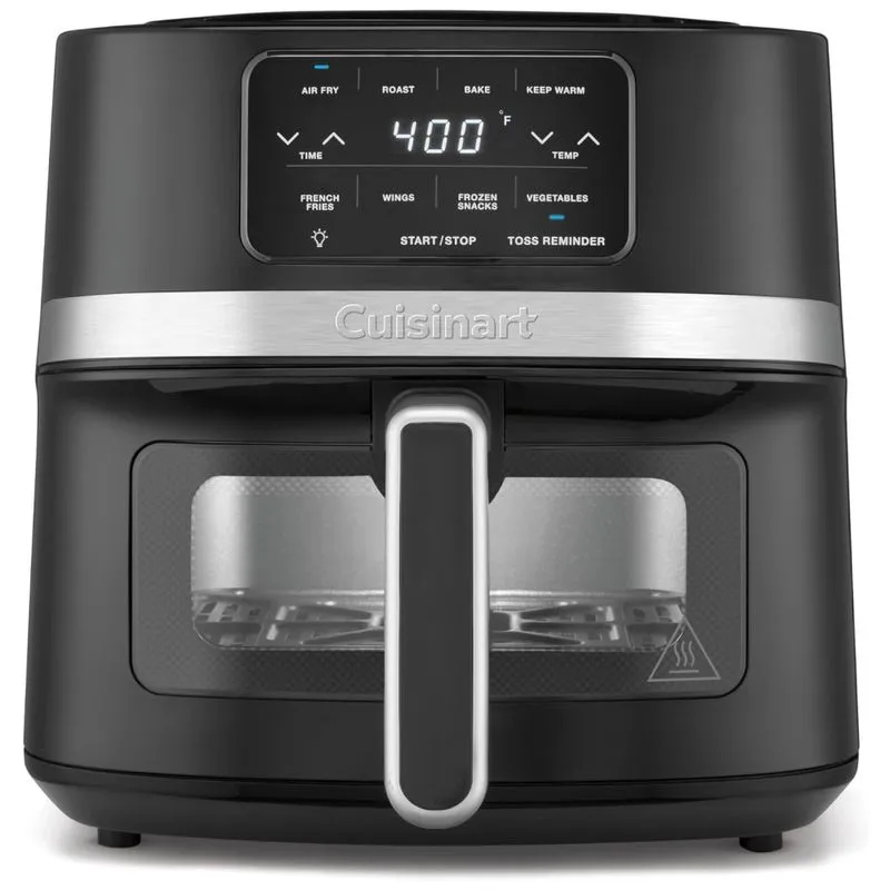 Air Fryer 4,20 Litros Com 4 Programas, Cesta E Peças Laváveis, 110v 1600w, Cuisinart Air 160, Preta