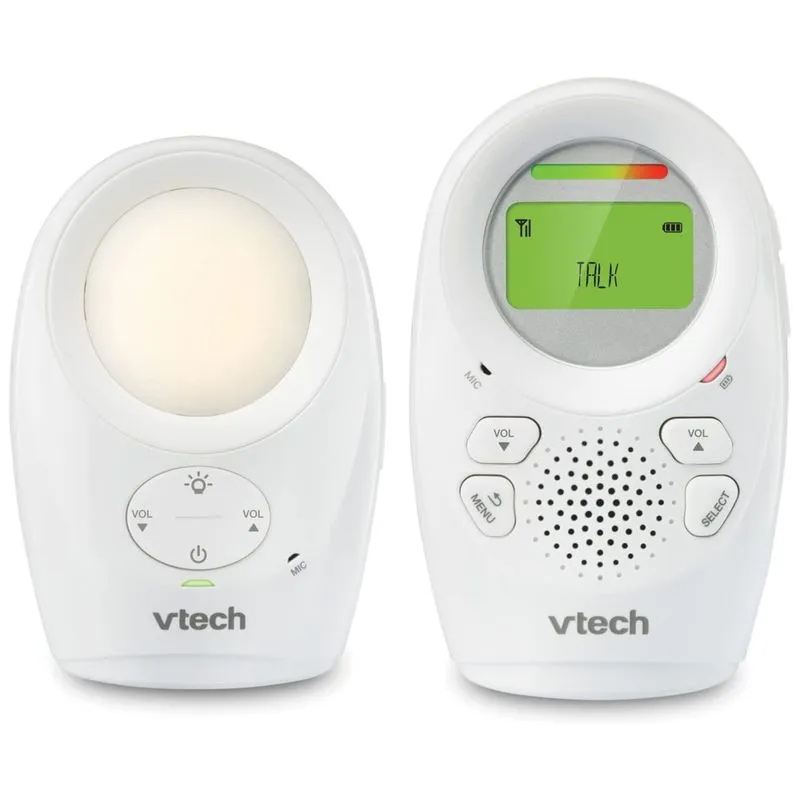 Babá Eletrônica Digital Com Alcance Ampliado (1 Unidade Para Pais), Dm1211 Vtech, Branco