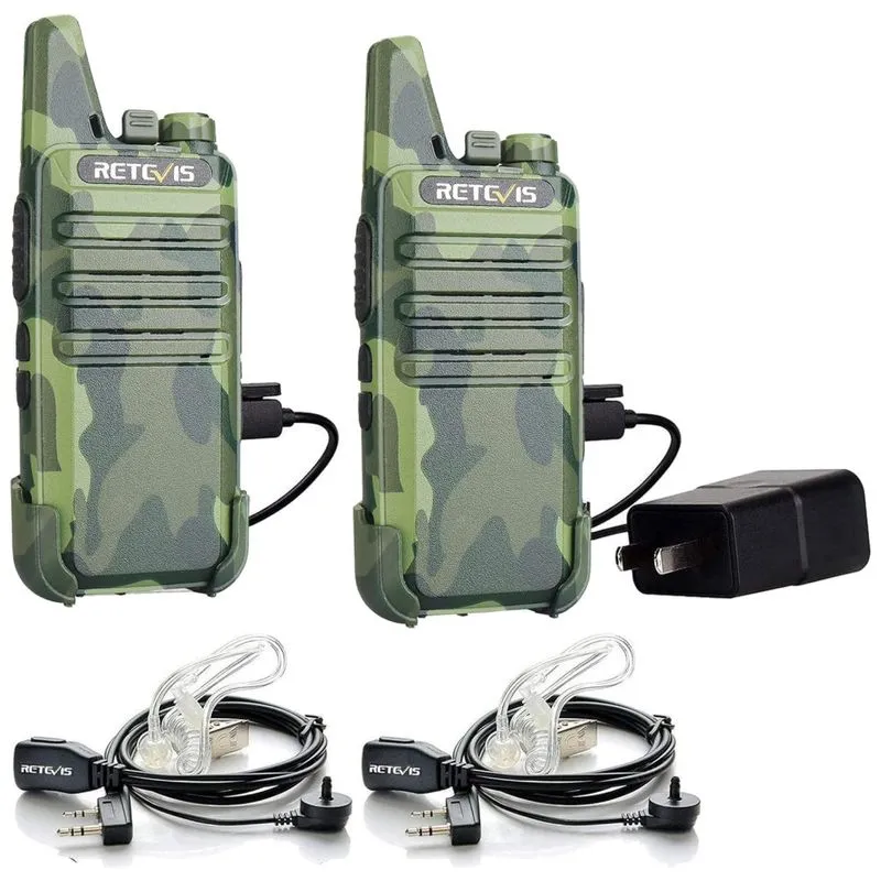 Rádio Comunicador Walkie Talkie Retevis Rt22 Para Adultos, Rádio Bidirecional De Longo Alcance, Recarregável, Mini, Vox Mão Livre, Para Crianças
