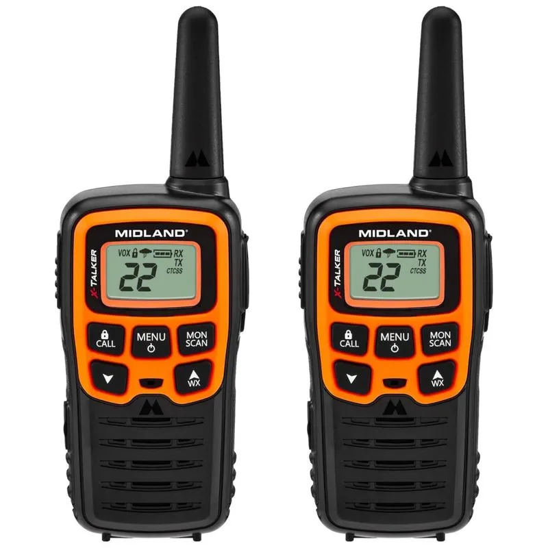 Rádio Comunicador Walkie Talkie Midland T51vp3 X-talker De Longo Alcance Para Crianças, Rádio Bidirecional Frs, 38 Códigos