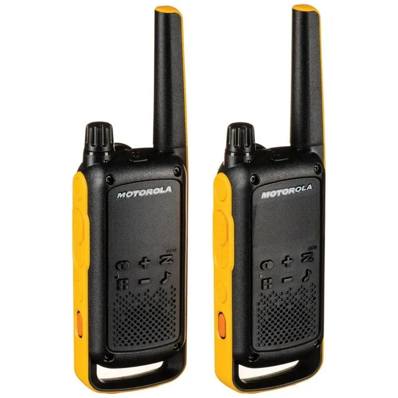 Rádio Comunicador Walkie Talkie Motorola Solutions T470 Frs Portátil, Rádio Bidirecional Recarregável, Preparação Para Emergências, 22 Canais
