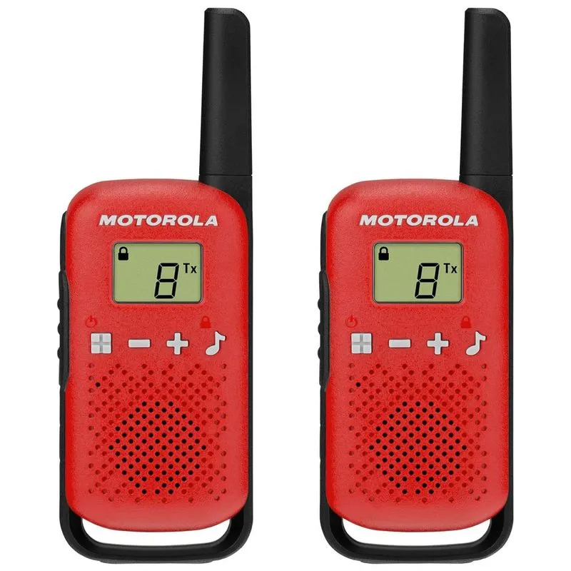 Rádio Comunicador Walkie Talkie Motorola Solutions Talkabout T110, Rádio De 2 Vias Infantil, Códigos De Segurança E Privacidade