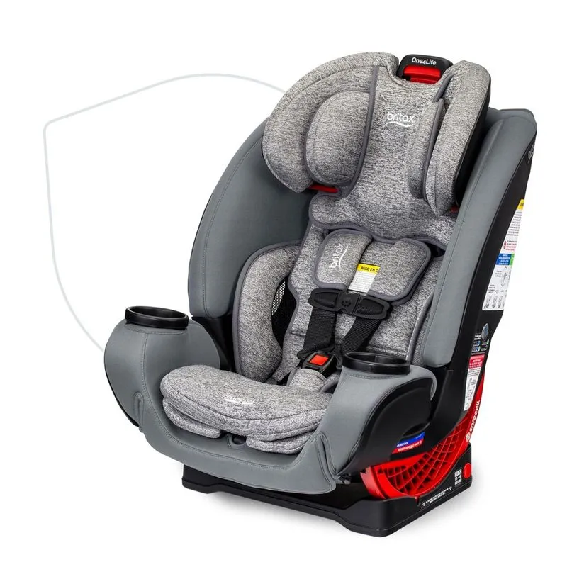 Cadeirinha De Bebê Britax One4life Conversível, Com Uso De 2,3 A 54,4 Kg, Do Assento Para Bebê Voltado Para Trás Ao Assento Elevatório .