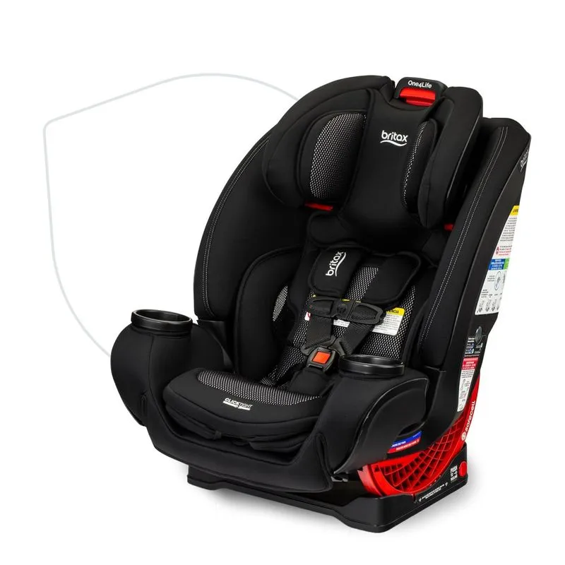 Cadeirinha De Bebê Britax One4life, 10 Anos De Uso, De 2 A 54 Kg, Conversível De Bebê A Assento De Elevação, Tecido Performance, Cinto De Segurança.