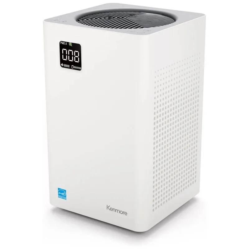 Purificador De Ar Kenmore Pm2010 Com Filtro H13 True Hepa, Cobre Até 111 M², 24 Db Silentclean Sistema De Filtragem Hepa De 3 Estágios.