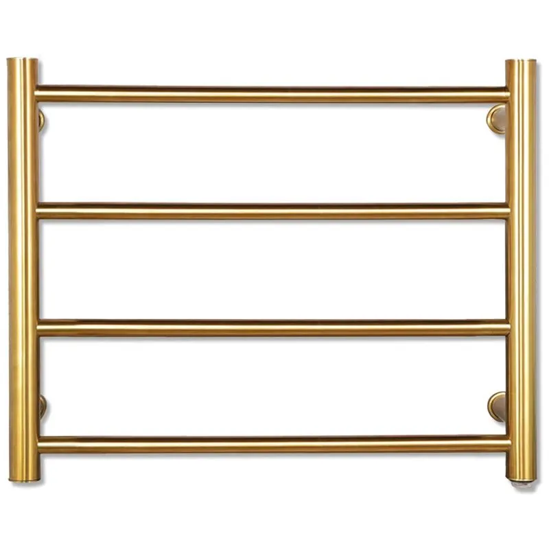 Aquecedor De Toalhas Dourado, Rack De Toalhas Elétrico Para Banheiro, Montagem Na Parede, Mantém As Toalhas Do Banho Aquecidas,xbvv.