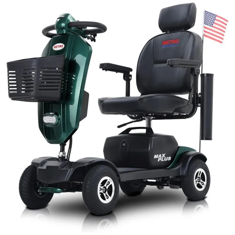 Cadeira De Rodas Elétrica Metro Mobility, Novo Scooter Outdoor 4 Rodas,scooter Adulto 136kg Dobrável ,bateria 12v20ah*2,alcance Máximo De 25km.