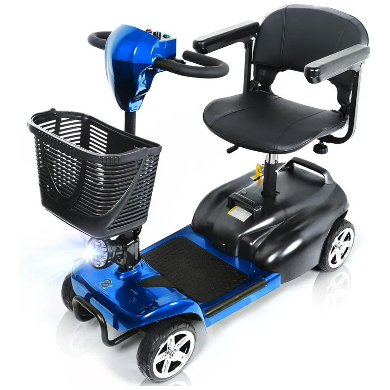 Cadeira De Rodas Elétrica Dobrável Para Adultos, Capacidade De 120kg, 22 Km De Autonomia, Bateria De Longa Duração, Cesta E Luz Led,hubbfq.