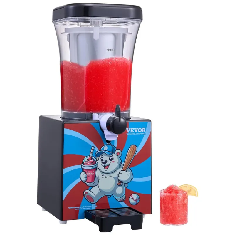 Máquina De Raspadinha Vevor Para Casa, Tanque De 1 Litro, Máquina De Margarita Para Uso Doméstico, Smoothies E Bebidas Congeladas.